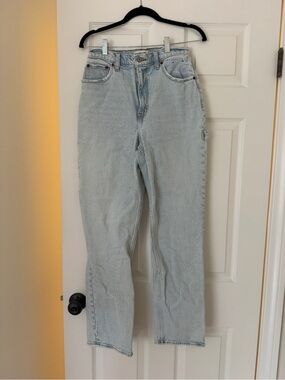 Abercrombie 90’s straight ultra high rise jeans